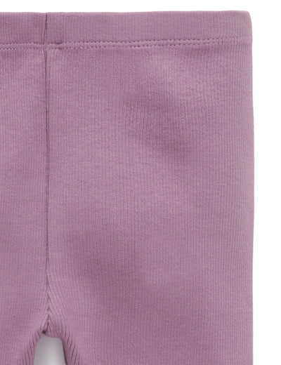 Purebaby - Thick Rib Leggings | Heather Leggings Purebaby 