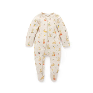 Purebaby - Thick Zip Growsuit | Bunny