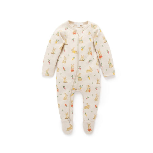 Purebaby - Thick Zip Growsuit | Bunny