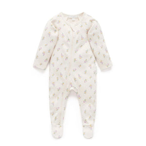 Purebaby - Thick Zip Growsuit | Primrose