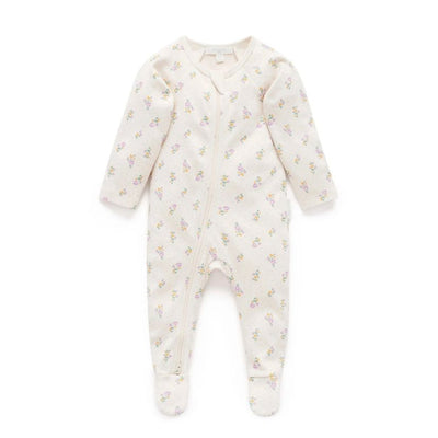 Purebaby - Thick Zip Growsuit | Primrose Growsuit Purebaby 