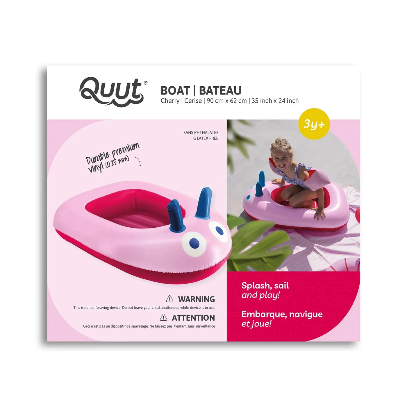 Quut - Boat | Cherry Red Toy Quut 