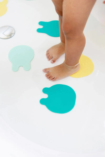 Quut - Grippi Jellyfish 8 Pcs | Minty Yellow Puzzles Quut 