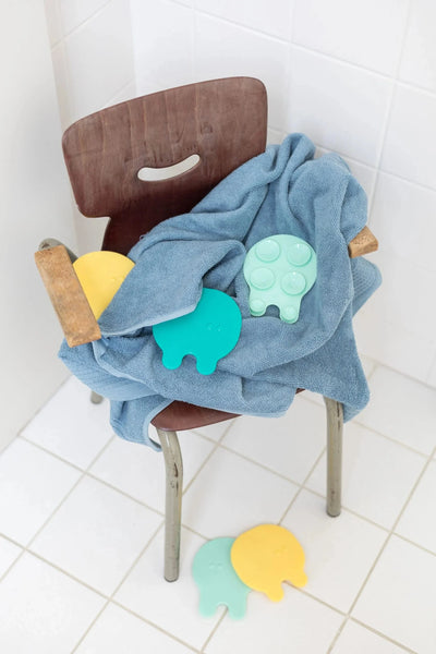 Quut - Grippi Jellyfish 8 Pcs | Minty Yellow Puzzles Quut 
