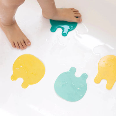 Quut - Grippi Jellyfish 8 Pcs | Minty Yellow Puzzles Quut 