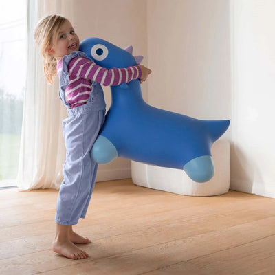 Quut - Hoppi Bouncing Dino | Cosmic Blue Toy Quut 