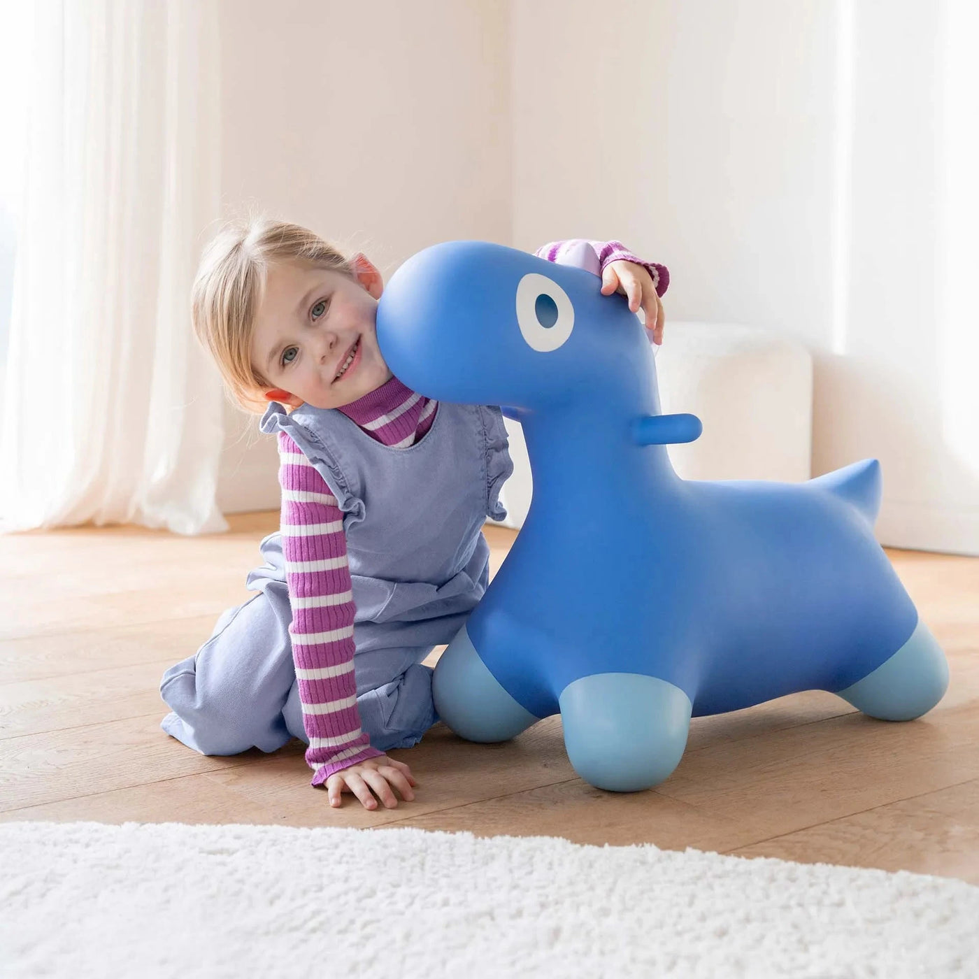 Quut - Hoppi Bouncing Dino | Cosmic Blue Toy Quut 