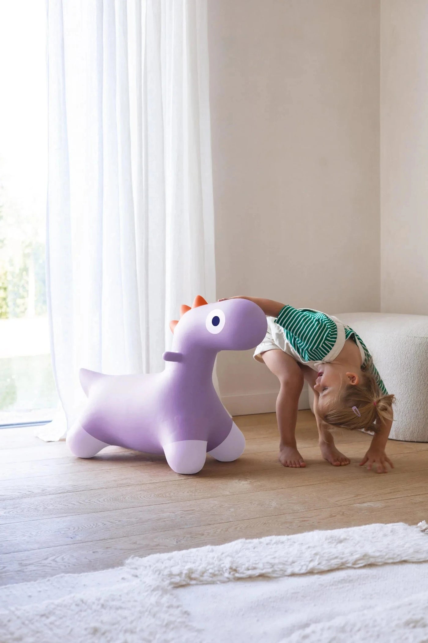 Quut - Hoppi Bouncing Dino | Lavender Toy Quut 