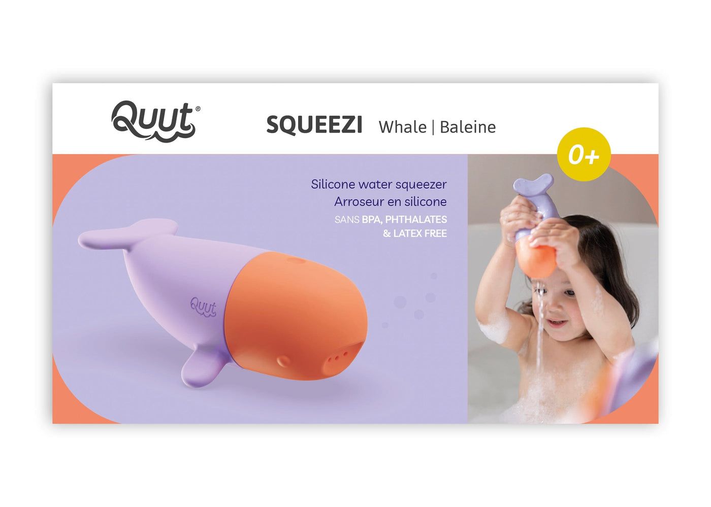 Quut - Squeezi | Whale Bath Toy Quut 