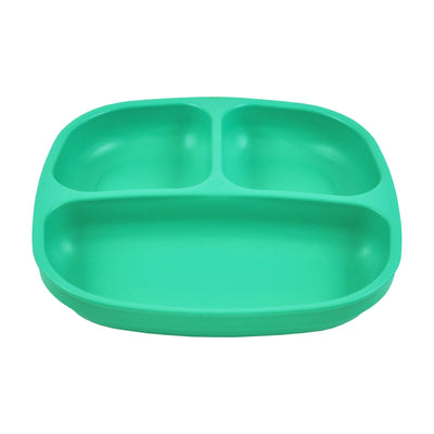 Re-Play Divided Plate (Square) Mealtime Re Play Aqua 