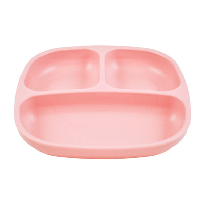 Re-Play Divided Plate (Square) Mealtime Re Play Baby Pink 
