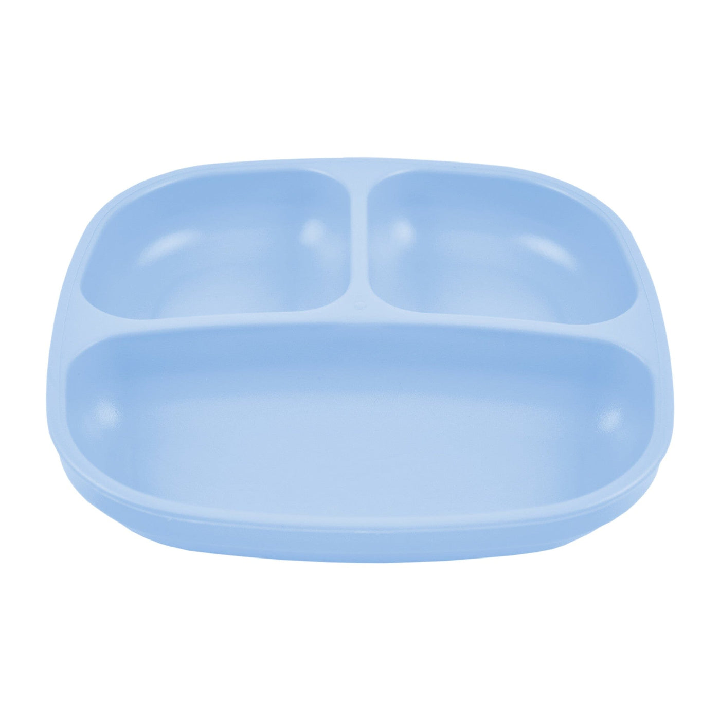 Re-Play Divided Plate (Square) Mealtime Re Play Ice Blue 