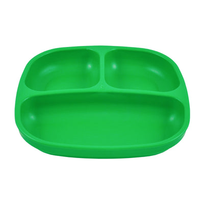 Re-Play Divided Plate (Square) Mealtime Re Play Kelly Green 