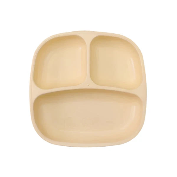 Re-Play Divided Plate (Square) Mealtime Re Play Lemon Drop 
