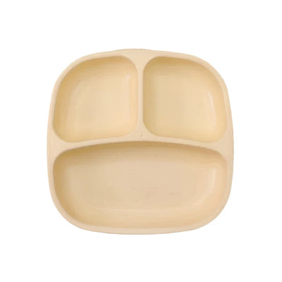 Re-Play Divided Plate (Square) Mealtime Re Play Lemon Drop 