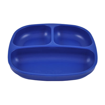 Re-Play Divided Plate (Square) Mealtime Re Play Navy Blue 