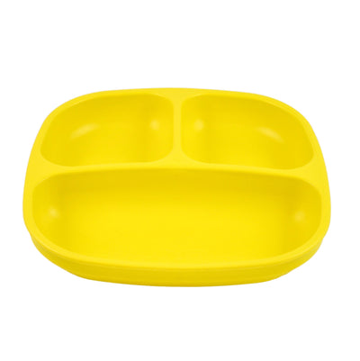 Re-Play Divided Plate (Square) Mealtime Re Play Yellow 