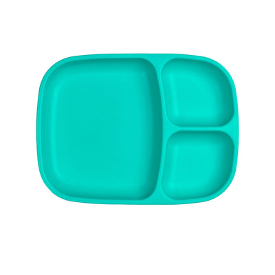 Re-Play Divided Tray (Rectangle) Mealtime Re Play Aqua 