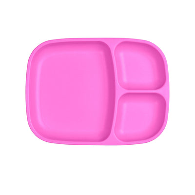 Re-Play Divided Tray (Rectangle) Mealtime Re Play Bright Pink 
