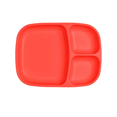 Re-Play Divided Tray (Rectangle) Mealtime Re Play Red 