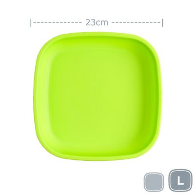 Re-Play Large Flat Plate Mealtime Re Play Green 