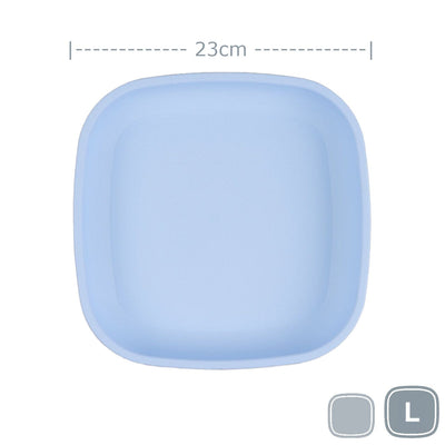 Re-Play Large Flat Plate Mealtime Re Play Ice Blue 