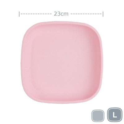 Re-Play Large Flat Plate Mealtime Re Play Ice Pink 
