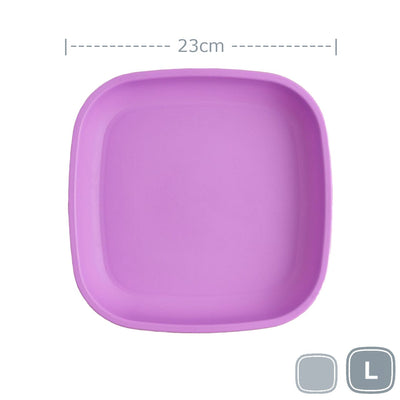 Re-Play Large Flat Plate Mealtime Re Play Purple 