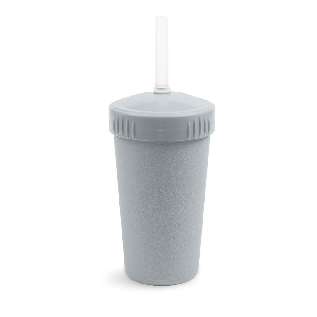Re-Play Straw Cup Mealtime Re Play Grey 