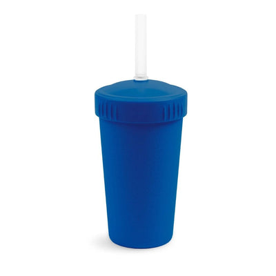 Re-Play Straw Cup Mealtime Re Play Navy Blue 