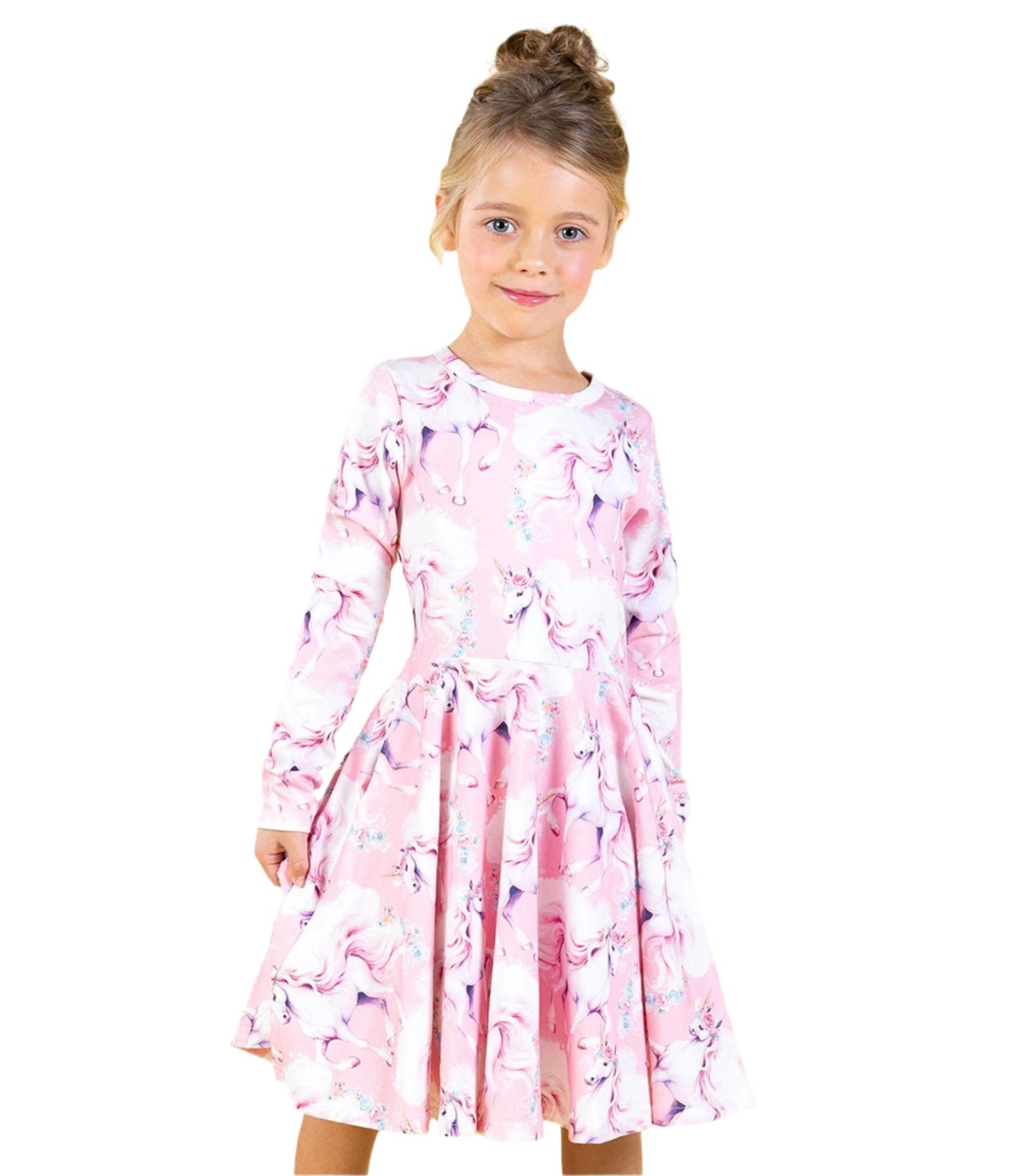 Rock Your Baby - A Blessing Waisted Dress Long Sleeve Dress Rock Your Baby 