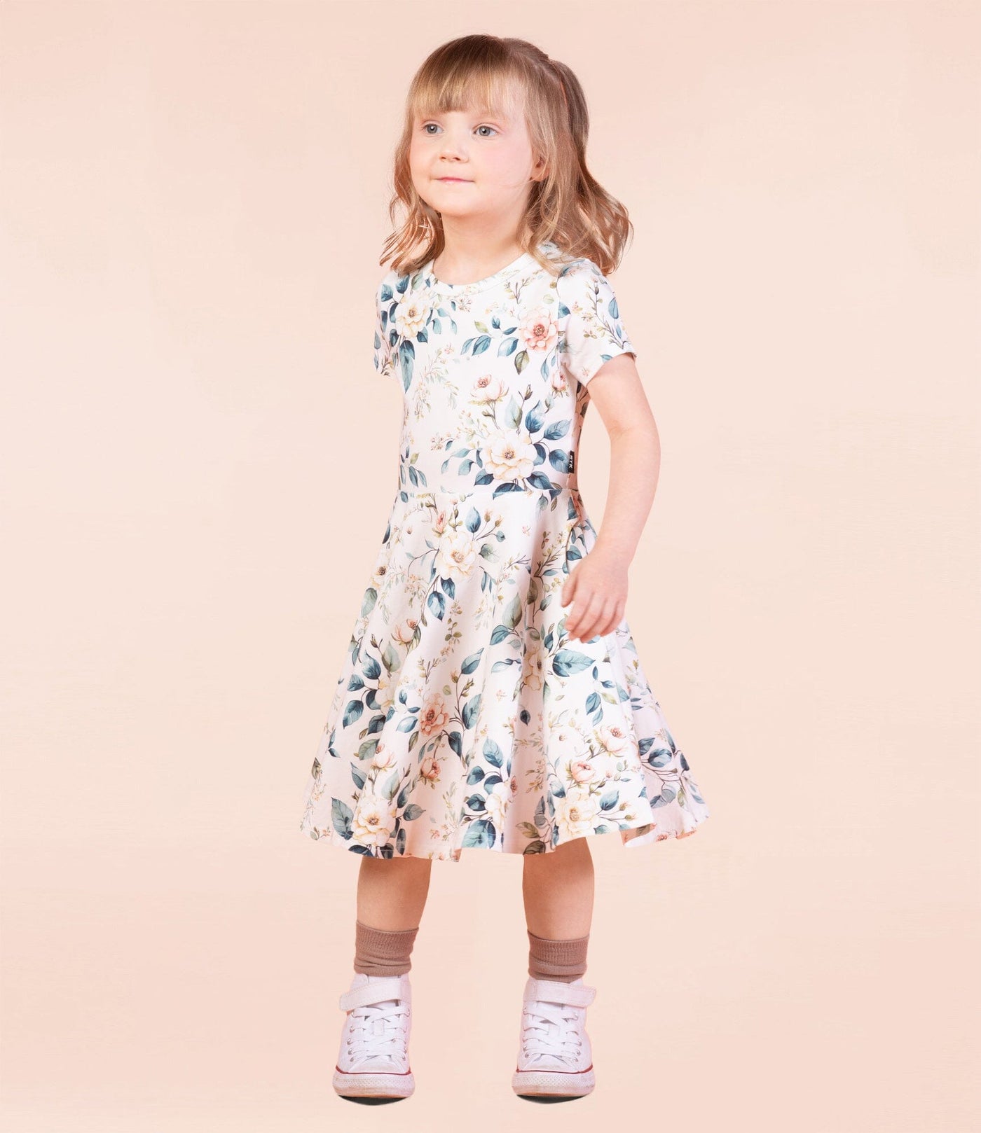 Rock Your Baby - Adeline Waisted Dress Short Sleeve Dress Rock Your Baby 