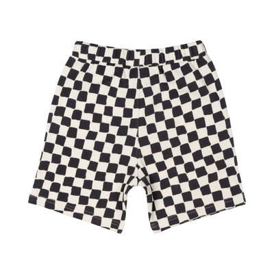 Rock Your Baby - Black Checker Shorts Shorts Rock Your Baby 