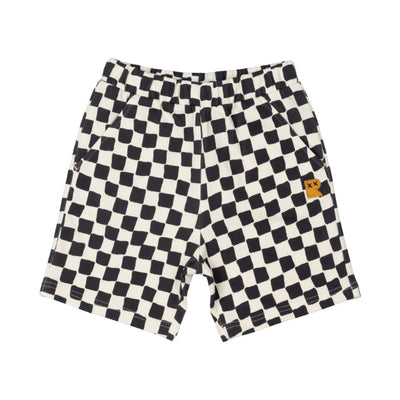 Rock Your Baby - Black Checker Shorts Shorts Rock Your Baby 