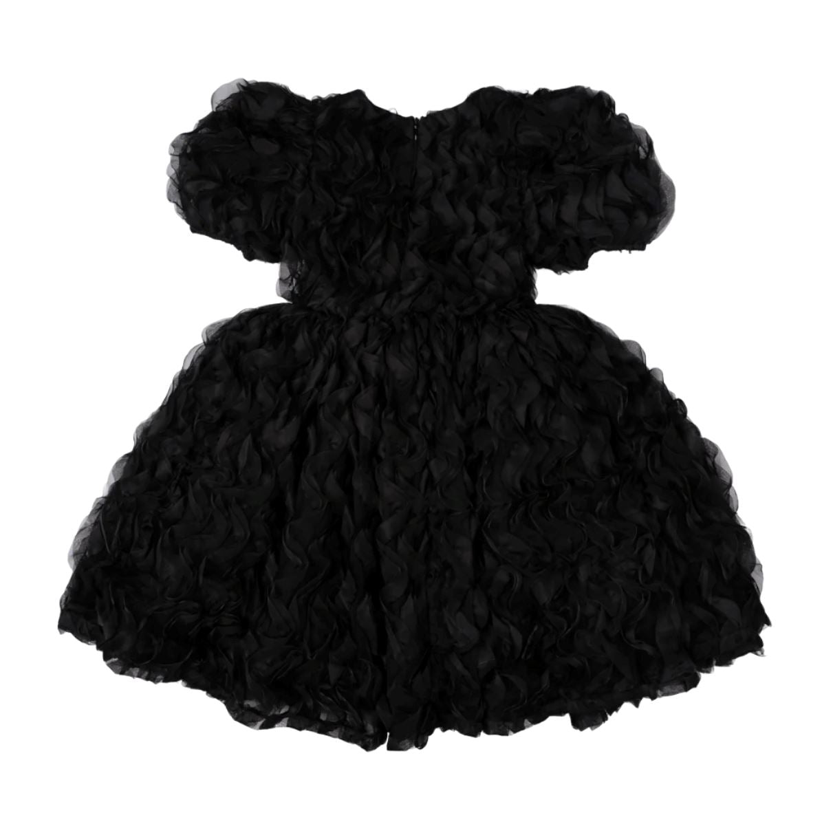 Rock Your Baby - Black Ruffle Tulle Party Dress Tutu Dress Rock Your Baby 