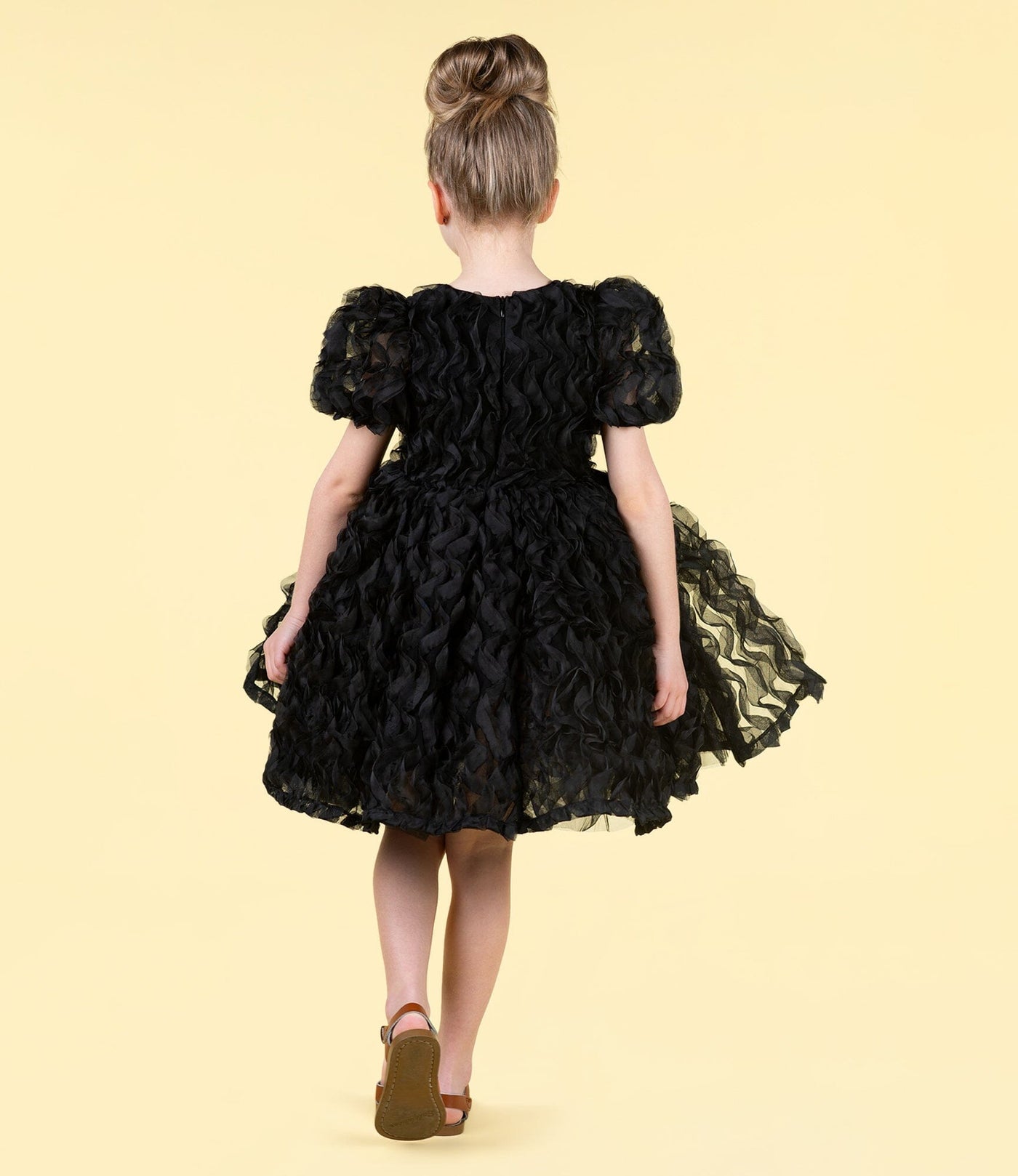 Rock Your Baby - Black Ruffle Tulle Party Dress Tutu Dress Rock Your Baby 