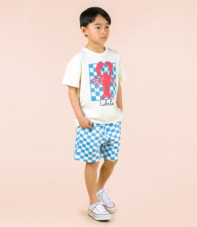 Rock Your Baby - Blue Checker Shorts Shorts Rock Your Baby 