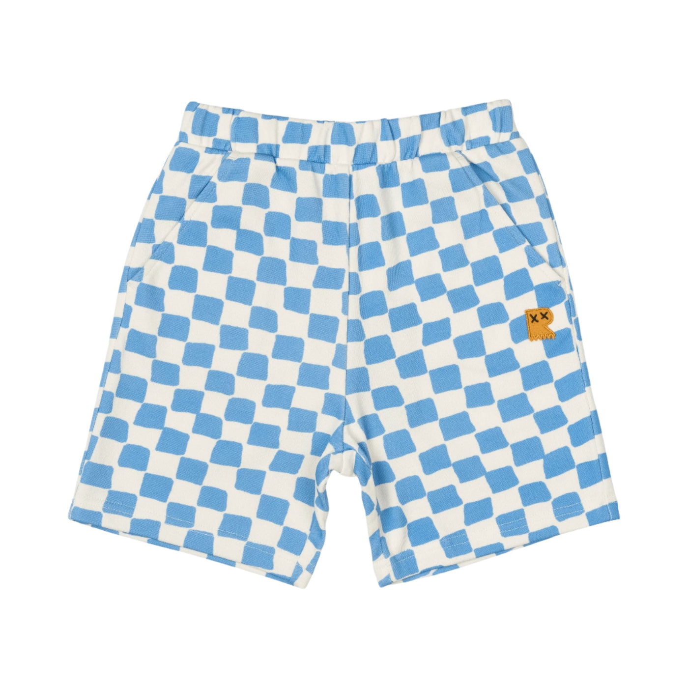 Rock Your Baby - Blue Checker Shorts Shorts Rock Your Baby 