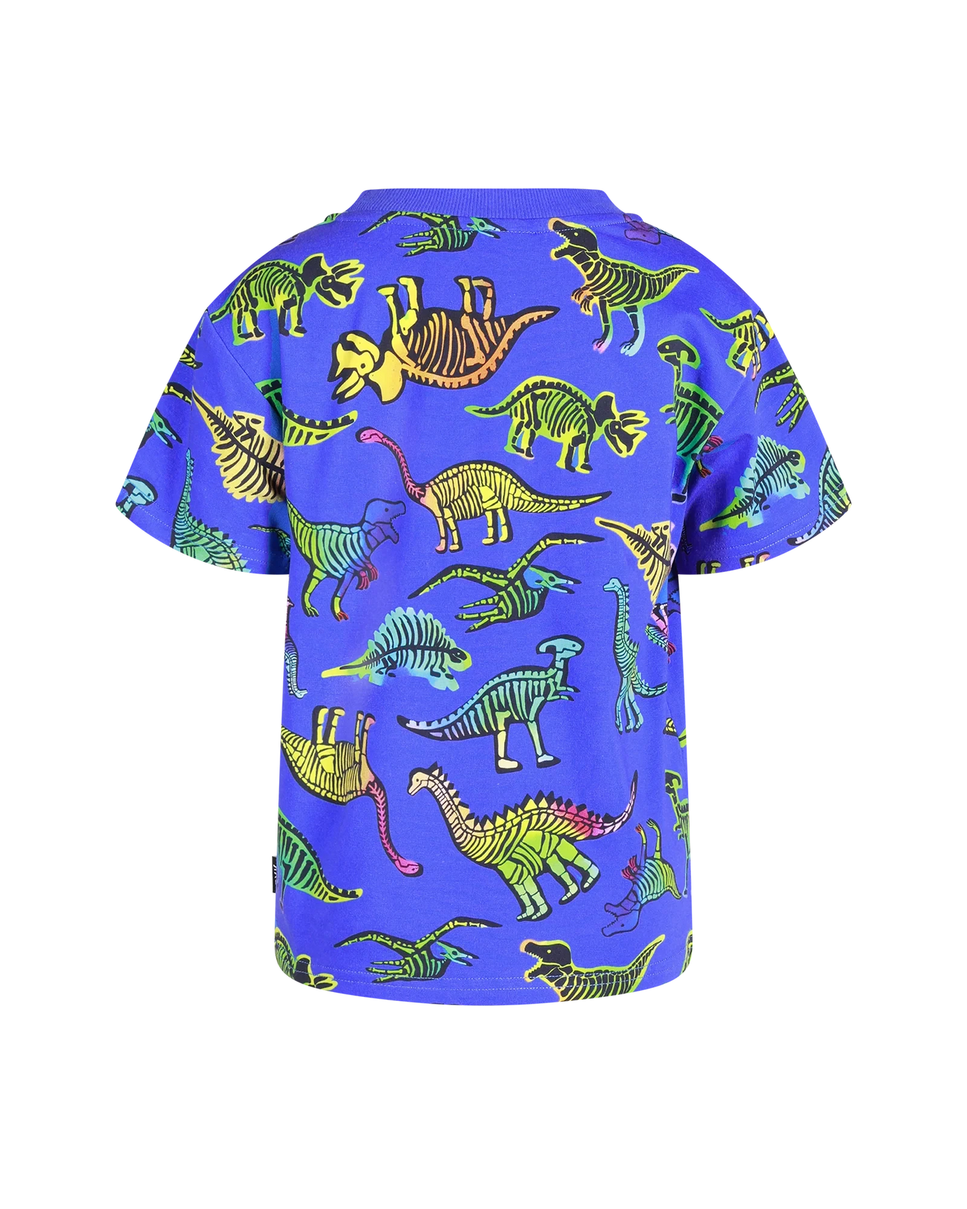 Rock Your Baby - Blue Dino Pop Short Sleeve T-Shirt Short Sleeve T-Shirt Rock Your Baby 