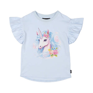 Rock Your Baby - Blue Unicorn T-Shirt