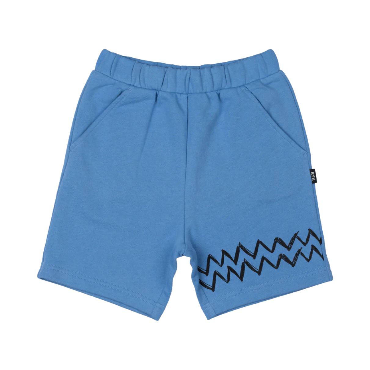 Rock Your Baby - Blue Walk Shorts Shorts Rock Your Baby 