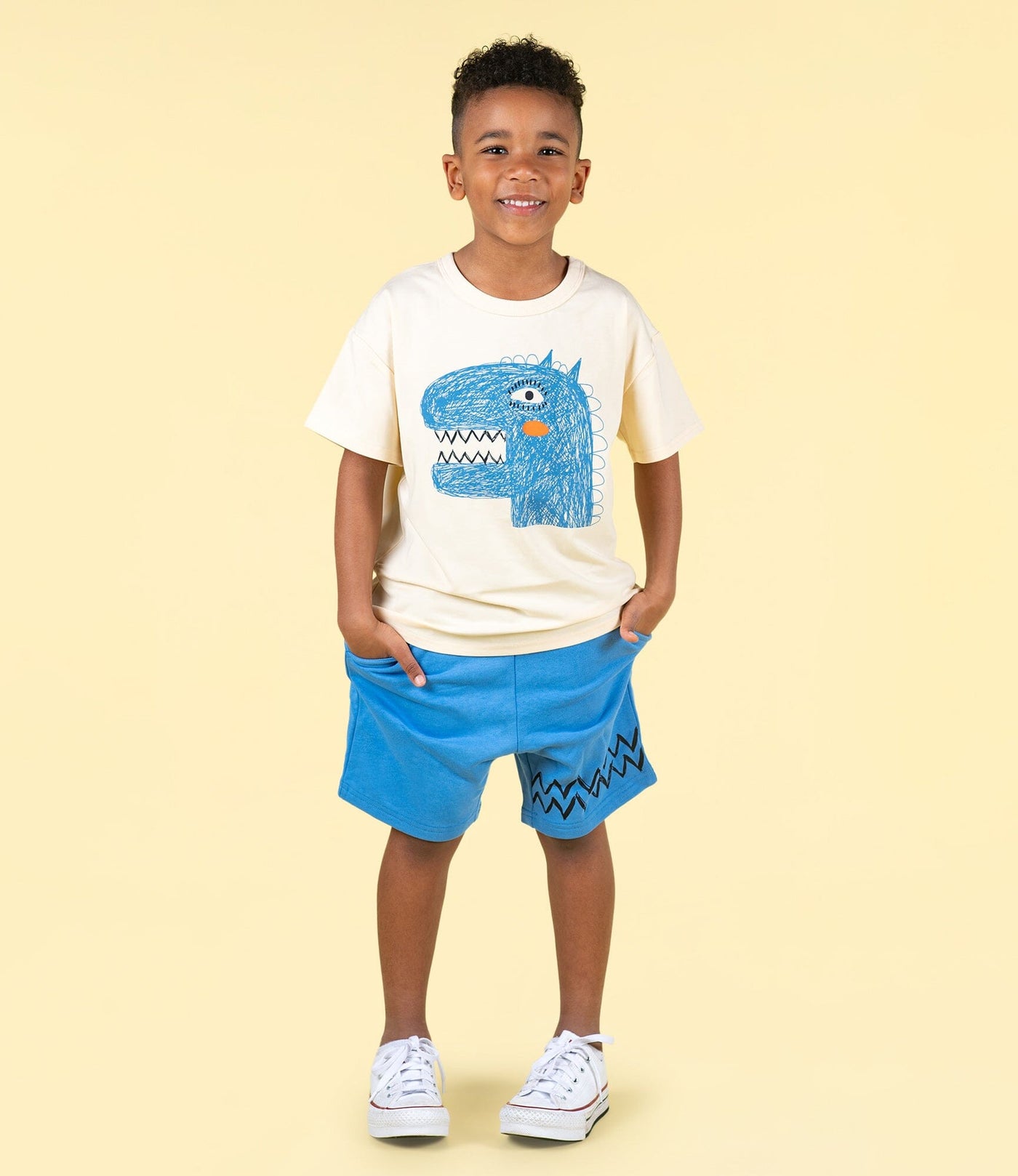 Rock Your Baby - Blue Walk Shorts Shorts Rock Your Baby 