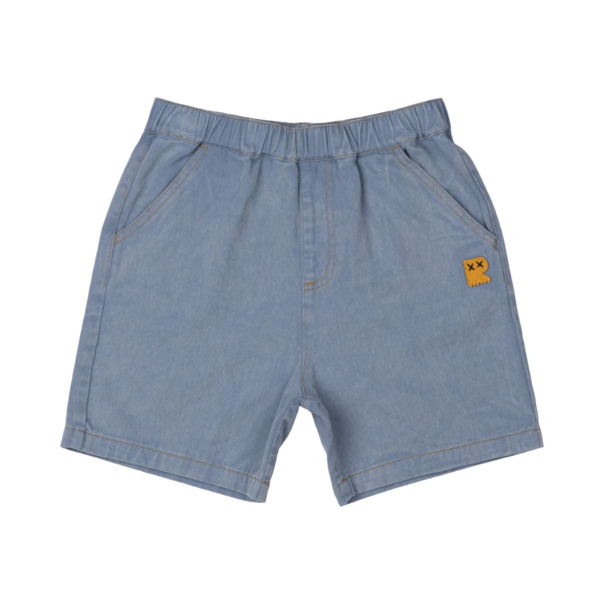 Rock Your Baby - Blue Wash Denim Shorts Shorts Rock Your Baby 