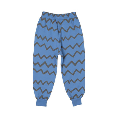 Rock Your Baby Blue Zig Zag Track Pants Trackpants Rock Your Baby 