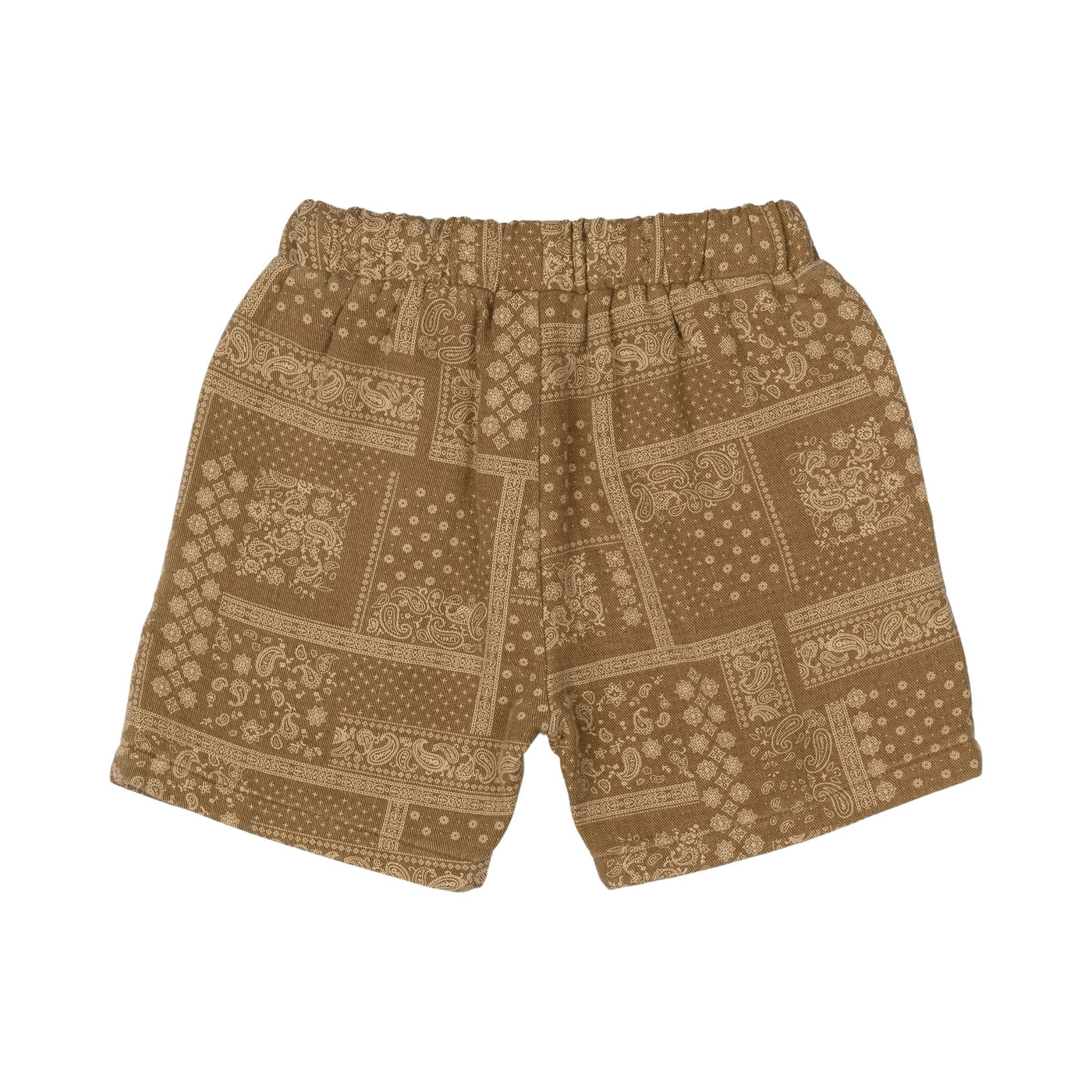 Rock Your Baby - Brown Paisley Shorts Shorts Rock Your Baby 