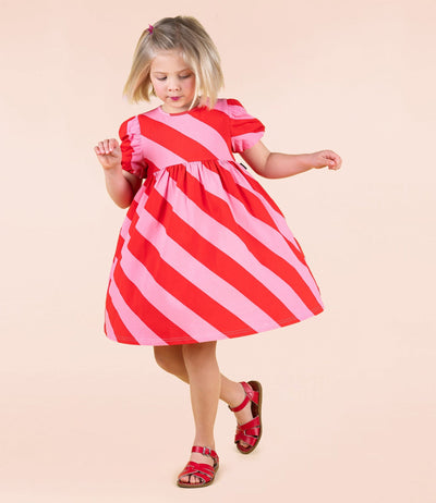 Rock Your Baby - Candy Wrap Puff Sleeve Dress Sleeveless Dress Rock Your Baby 