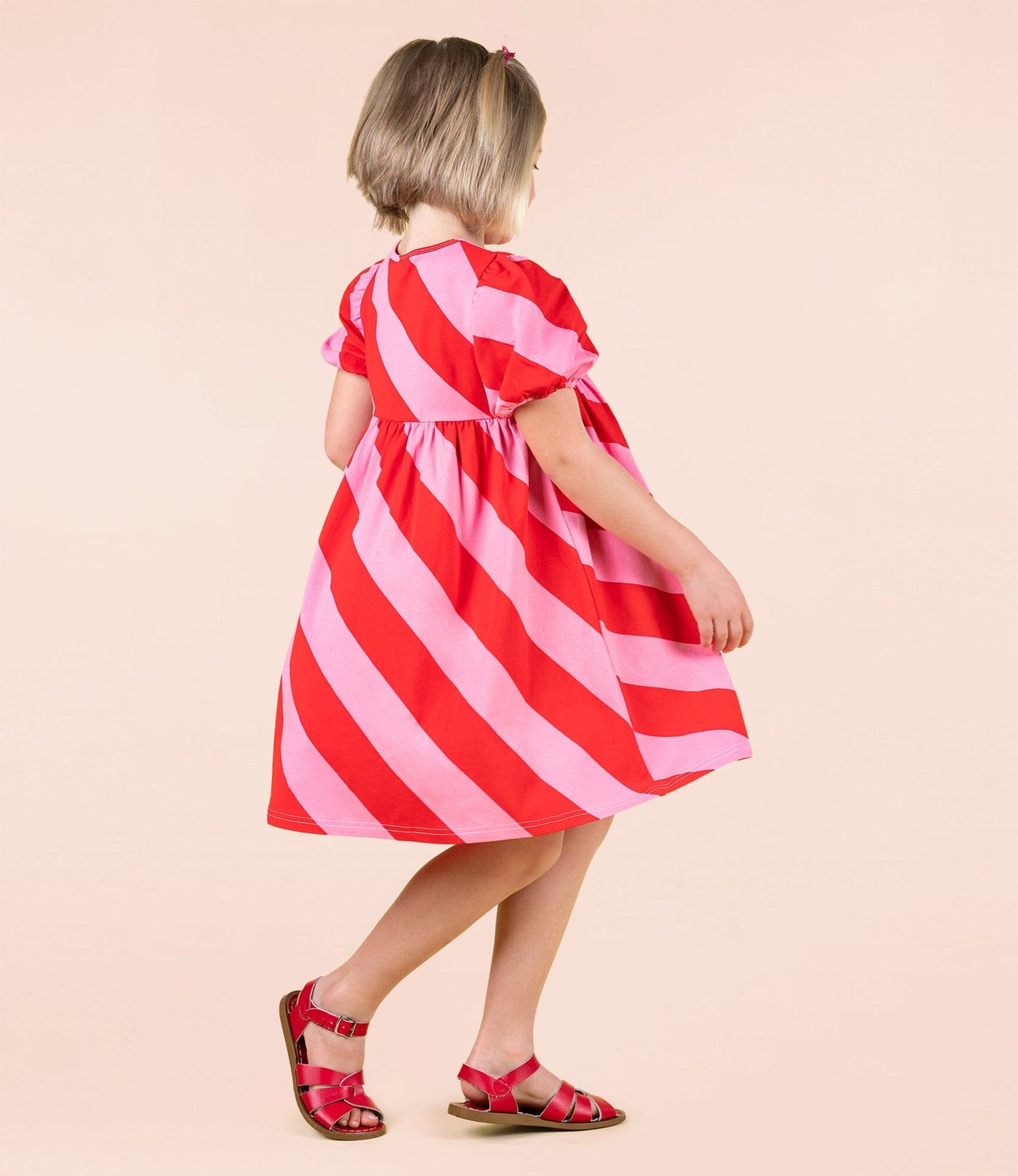 Rock Your Baby - Candy Wrap Puff Sleeve Dress Sleeveless Dress Rock Your Baby 