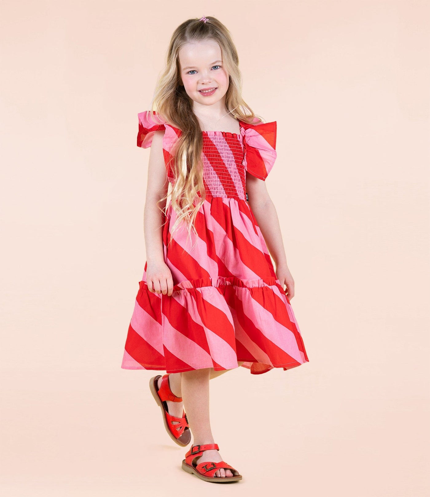 Rock Your Baby - Candy Wrap Shirred Dress Sleeveless Dress Rock Your Baby 