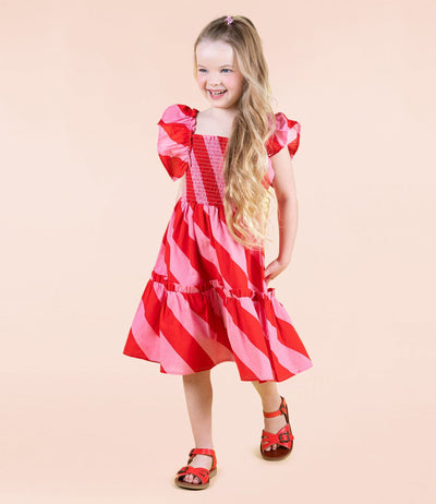 Rock Your Baby - Candy Wrap Shirred Dress Sleeveless Dress Rock Your Baby 