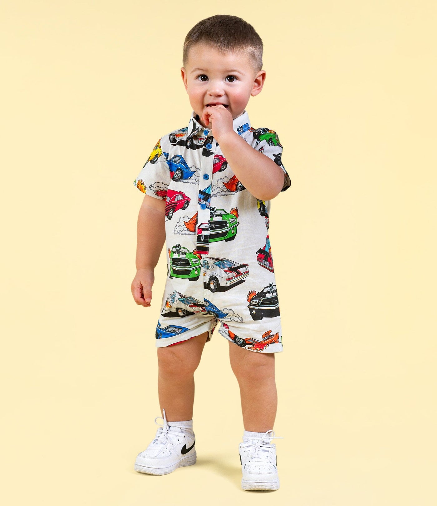 Rock Your Baby - Cars Baby Shirt Romper Romper Rock Your Baby 